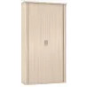 Armoire de rangement à rideaux PVC - 4 étagères - hauteur 196 cm (2 largeurs au choix) So Madrid