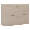 Armoire 2 tiroirs pour dossiers suspendus - haut. 81 cm (2 largeurs au choix) So Madrid