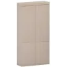 Armoire de rangement 4 portes fermeture à poussoir hauteur 235 cm (4 largeurs au choix) So Madrid