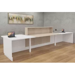 Banque d'accueil avec PMR, de 300 cm à 460 cm - So Ragol +