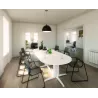 Table de réunion ovale jusqu'à 20 personnes So Fines