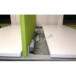 Bench bureaux vis-à-vis piètement ouvert à partir de 2 postes So Martos