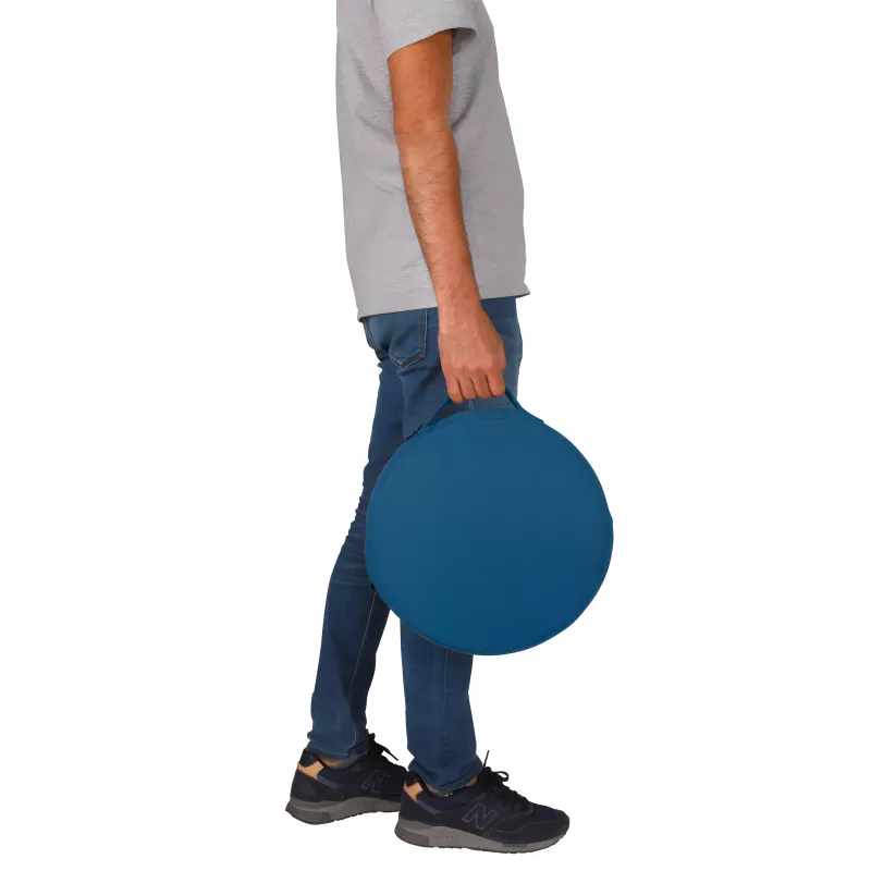 Coussin d'assise ergonomique bleu canard