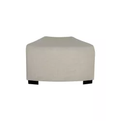 Pouf angulaire 1 place beige sahara