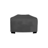 Pouf angulaire 1 place gris anthracite