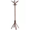 Porte manteau en bois foncé CAFÉ