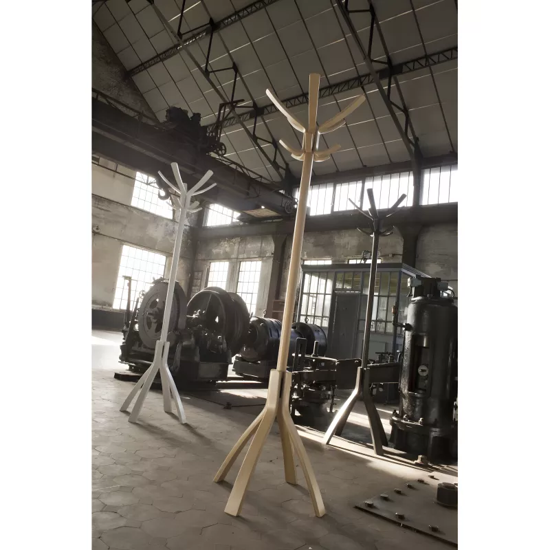 Porte manteau en bois foncé CAFÉ
