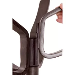 Porte manteau en bois foncé CAFÉ