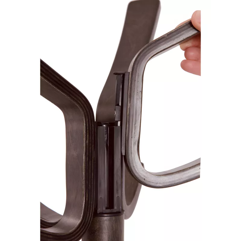 Porte manteau en bois foncé CAFÉ