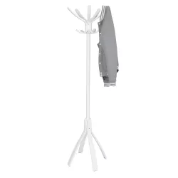 Porte manteau en bois blanc CAFÉ