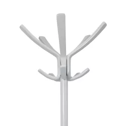 Porte manteau en bois blanc CAFÉ