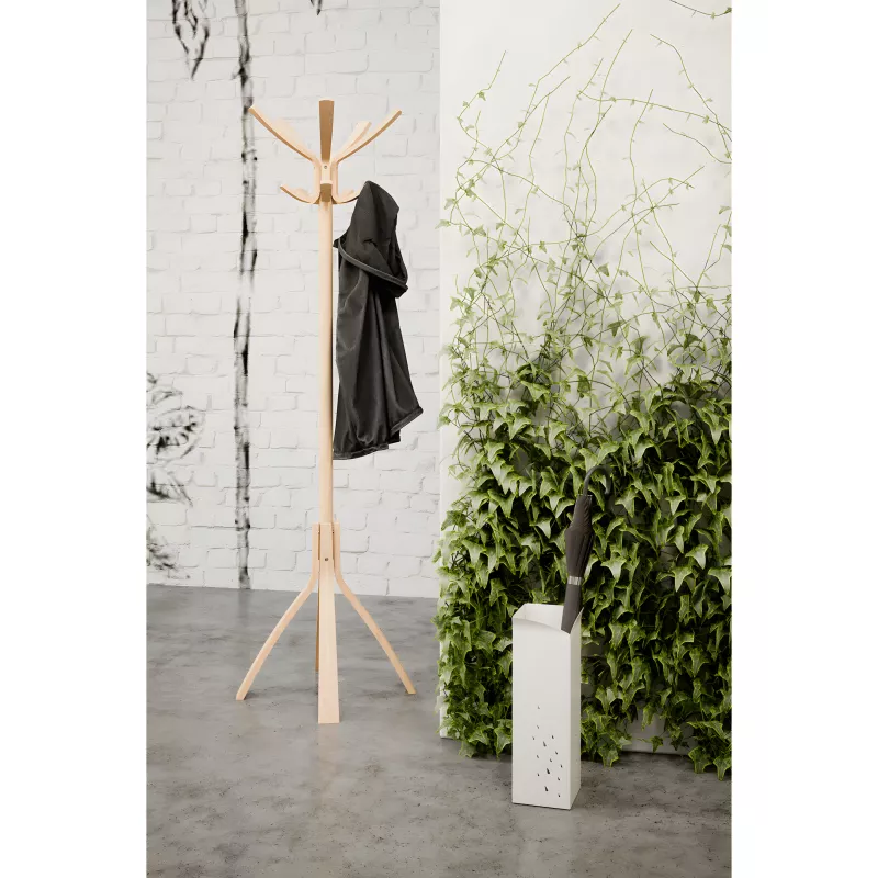 Porte manteau en bois clair CAFÉ