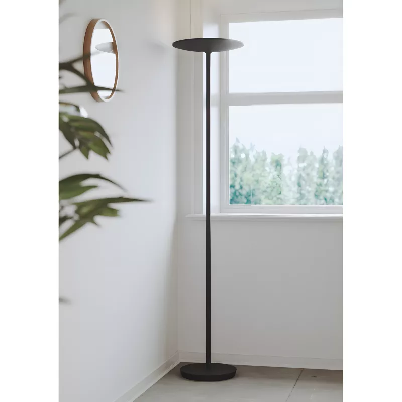Lampadaire elegant noir LEDSLIM