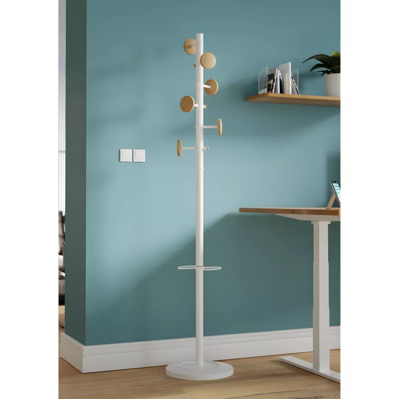 Porte manteau design blanc MUSIC