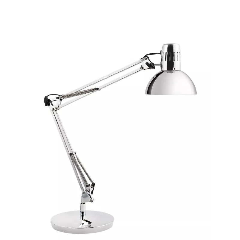 Lampe bureau architecte LED chrome