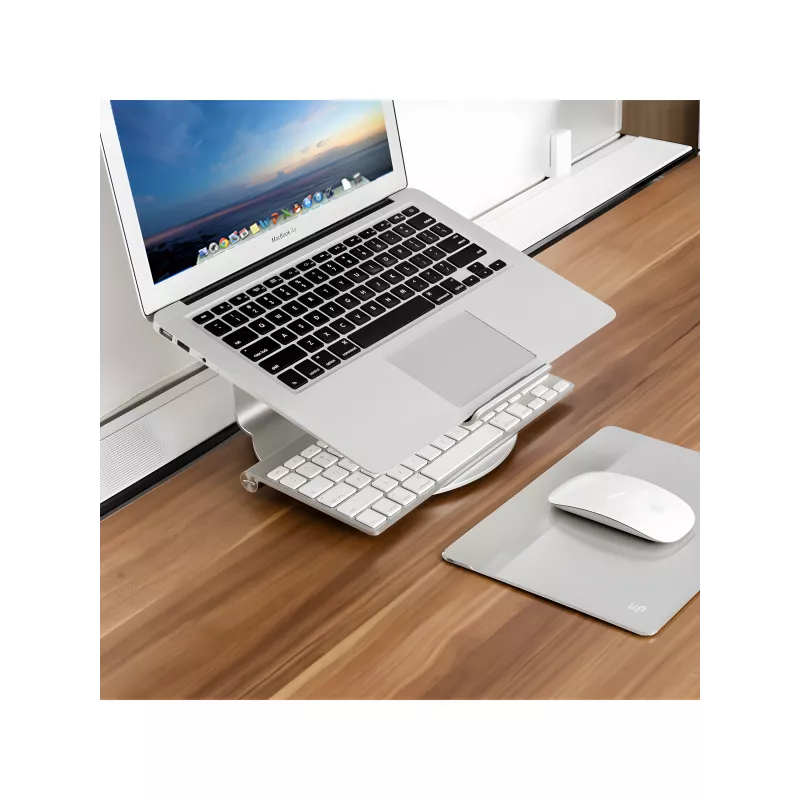 Support ergonomique rotatif pour pc portable
