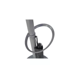 Porte manteau design gris clair & bois clair FESTY