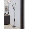 Porte manteau design noir & bois clair FESTY