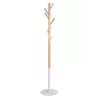Porte manteaux design bois & blanc