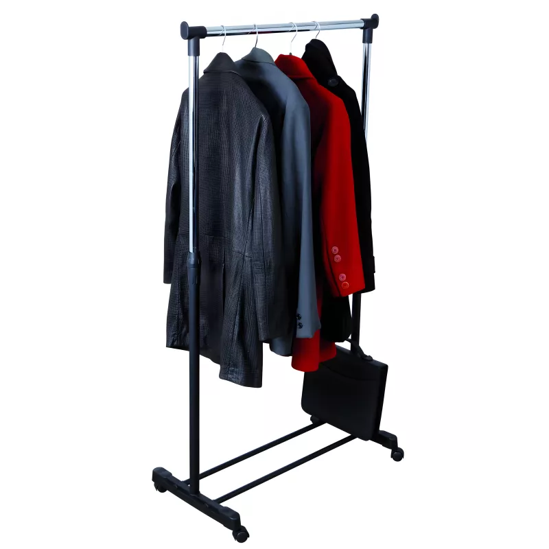 Vestiaire mobile réglable noir