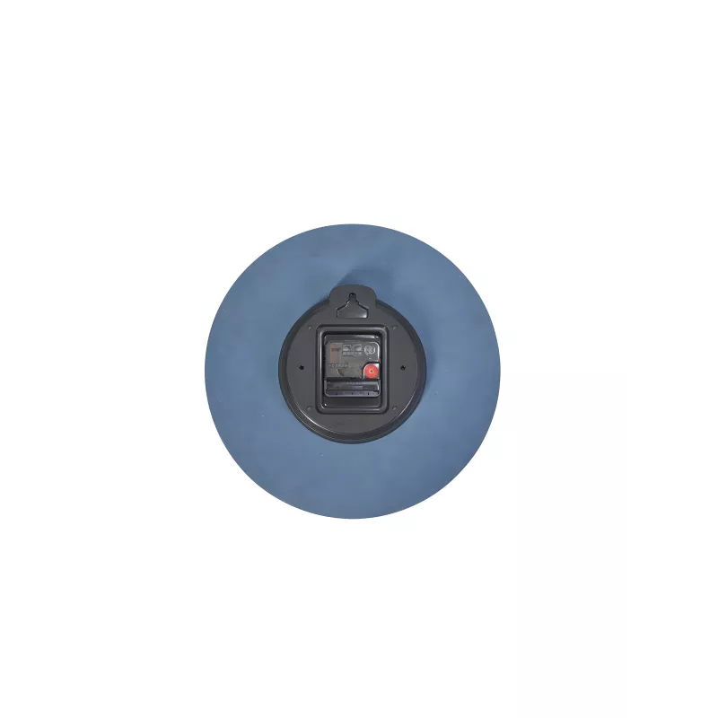 Horloge murale bois bleu