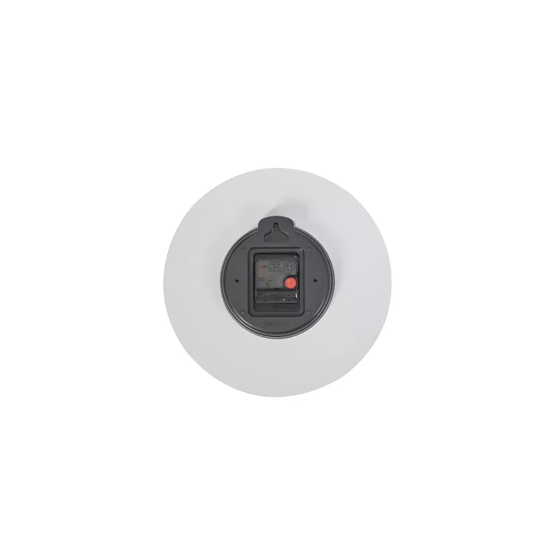Horloge murale bois blanc