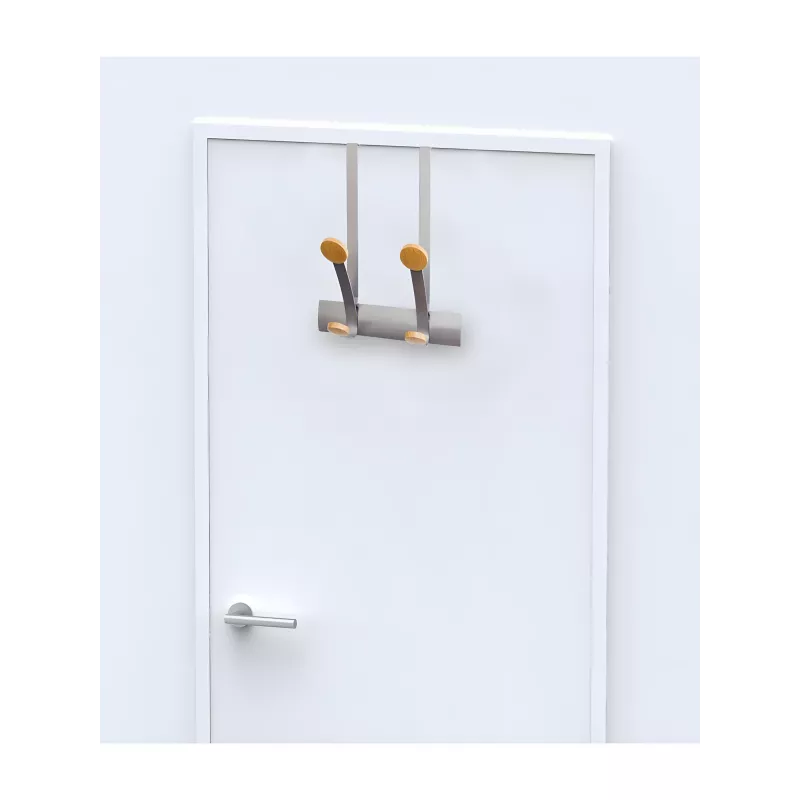 Patère de porte bois