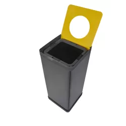 Poubelle de tri selectif et recyclage pour plastiques