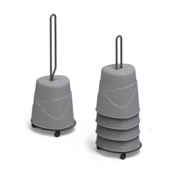 Chariot de rangement pour tabouret RDVNIMBO