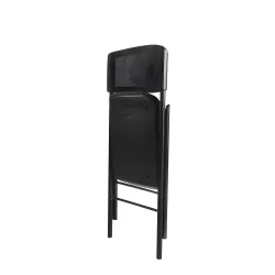 Chaise pliante confortable noir