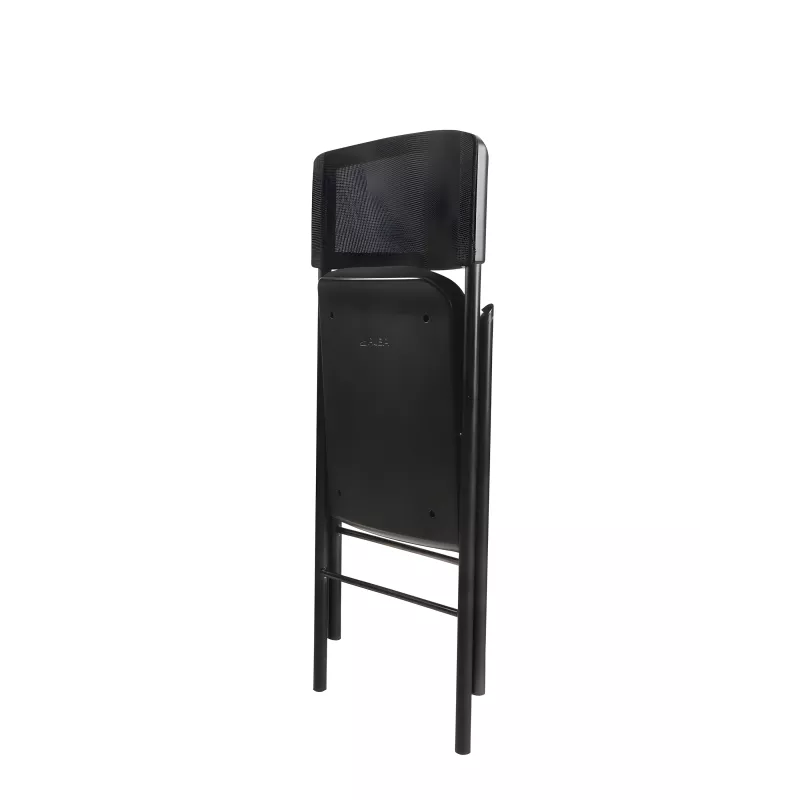 Chaise pliante confortable noir