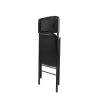 Chaise pliante confortable noir