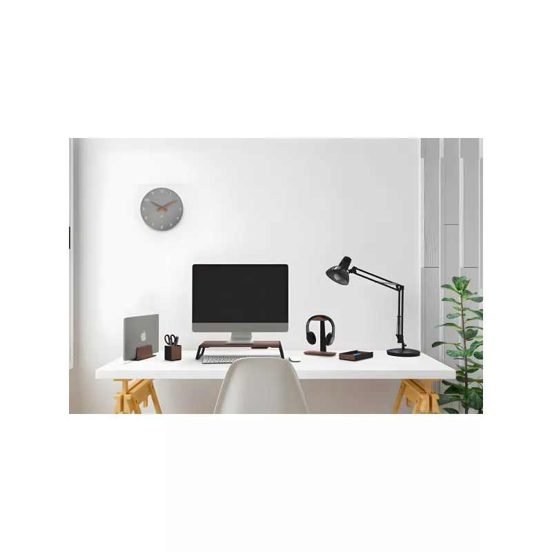 Support de casque - bois et aluminium