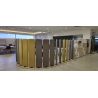 Cloison 3 panneaux acoustiques verticaux rotatifs sur base arrondie So Requena