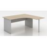 Bureau d'angle compact pied panneau avec retour So Vigo