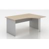Bureau d'angle compact pied panneau avec retour So Vigo