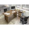 Bureau d'angle compact pied panneau avec retour So Vigo