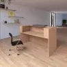 Banque d'accueil – 184 cm – réhausse 80 cm – éclairage LED – So Ragol