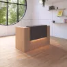 Banque d'accueil – 184 cm – réhausse 120 cm – éclairage LED – So Ragol
