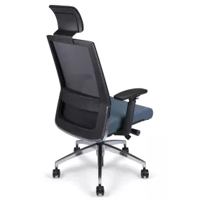 Siège de bureau synchrone avec appui-tête dossier résille So Milan