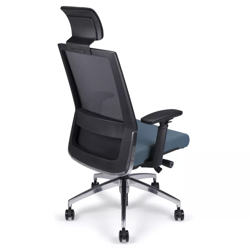 Siège de bureau synchrone avec appui-tête dossier résille So Milan