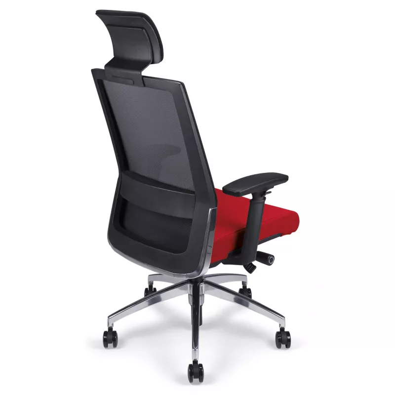 Siège de bureau synchrone avec appui-tête dossier résille So Milan