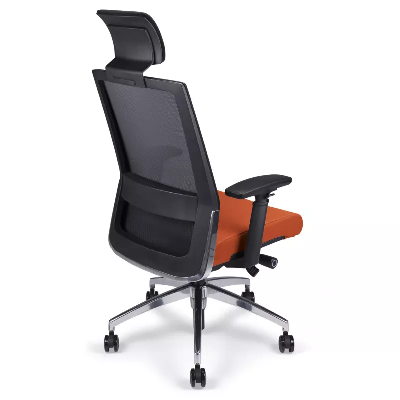 Siège de bureau synchrone avec appui-tête dossier résille So Milan