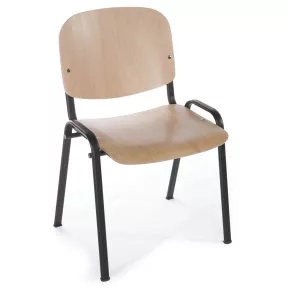 Chaise polyvalente empilable hêtre naturel So Lucques