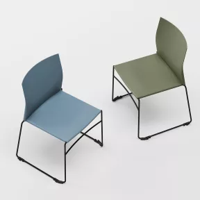 Chaise visiteur empilable So Raguse