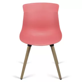 Chaise visiteur pieds bois So Savone