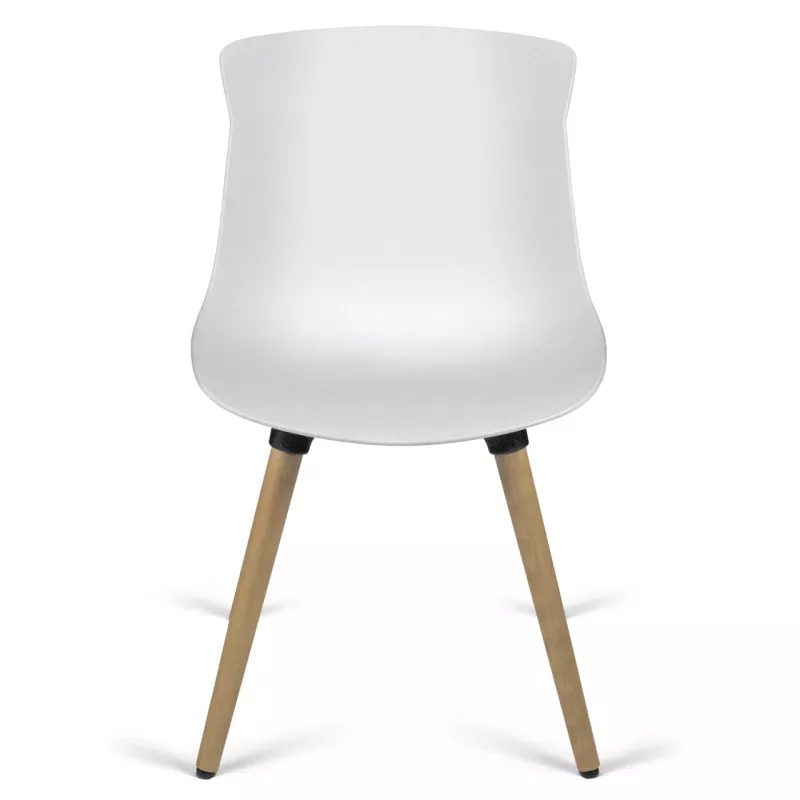 Chaise visiteur pieds bois So Savone