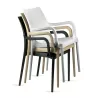 Fauteuil visiteur intérieur-extérieur empilable So Pomezia