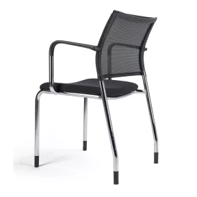 Fauteuil visiteur avec accoudoirs et empilable So Côme