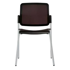 Fauteuil visiteur empilable, confortable, style contemporain